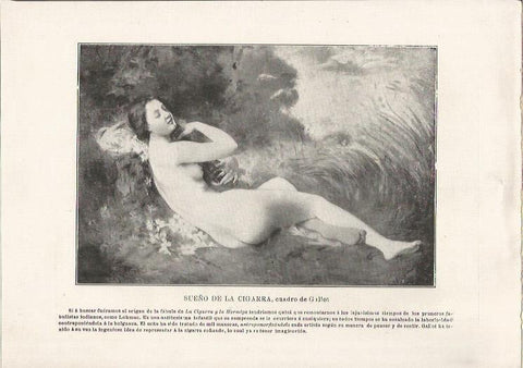 LAMINA 25441: Sueño de la cigarra, por Gallot