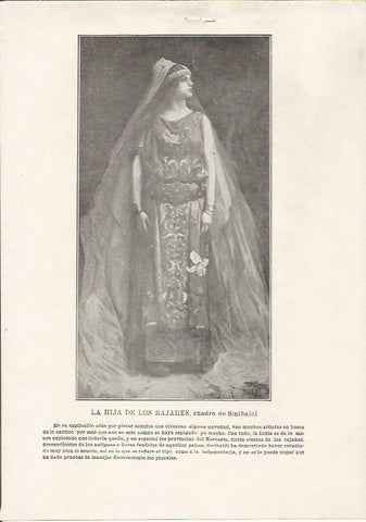 LAMINA 25438: La hija de los Rajahes, por Sinibaldi