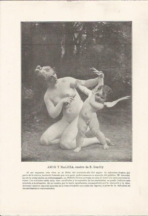 LAMINA 25434: Amor y malicia,por E. Denilly