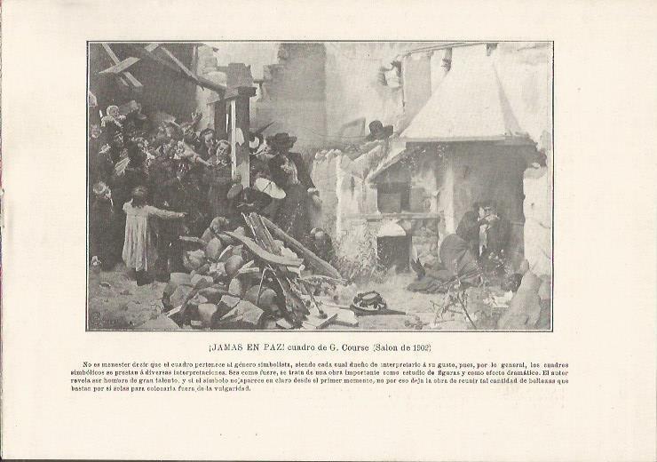 LAMINA 25431: Jamas en paz, por Course