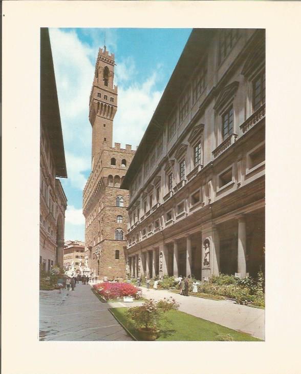 LAMINA 25361: Fachada de la Galeria de los Uffizi