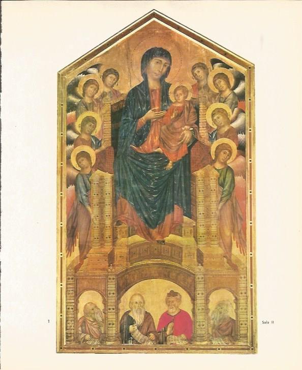 LAMINA 25362: Virgen en Majestad, por Cimabue