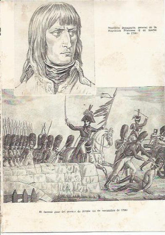 LAMINA 25346: Paso del Puente de Arcole en 1796