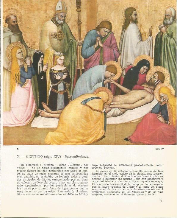LAMINA 25364: Descendimiento, por Giottino