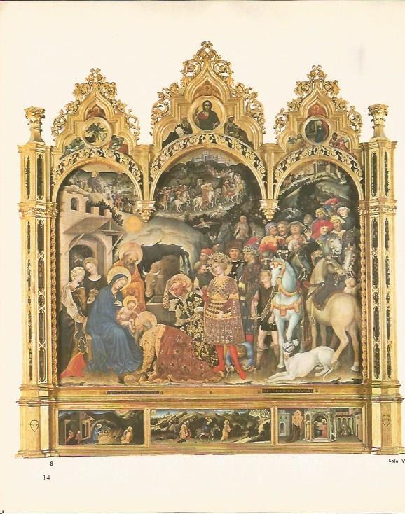 LAMINA 25365: Adoracion de los magos, por Gentile da Fabriano