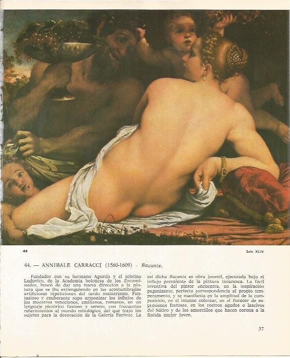 LAMINA 25387: Bacante, por Annibale Carracci