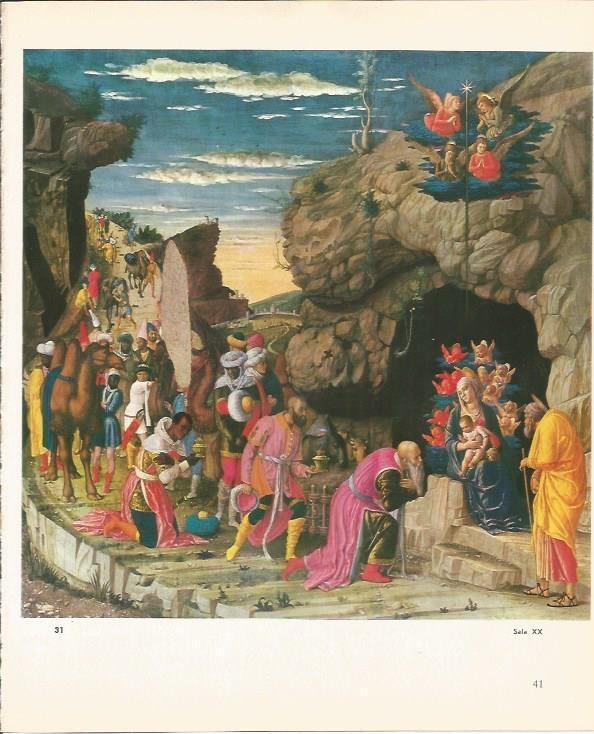 LAMINA 25379: Adoracion de los Reyes, por Andrea Mantegna