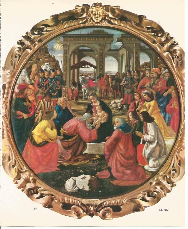 LAMINA 25374: Adoraciones de los Reyes, por D. Ghirlandaio