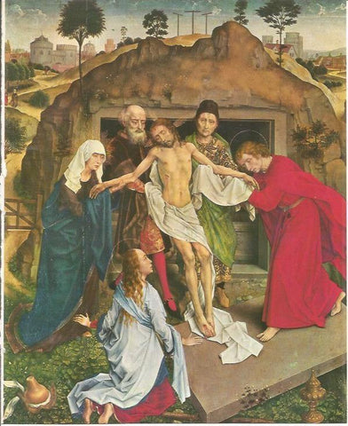 LAMINA 25373: Descendimiento, por Van der Weyden
