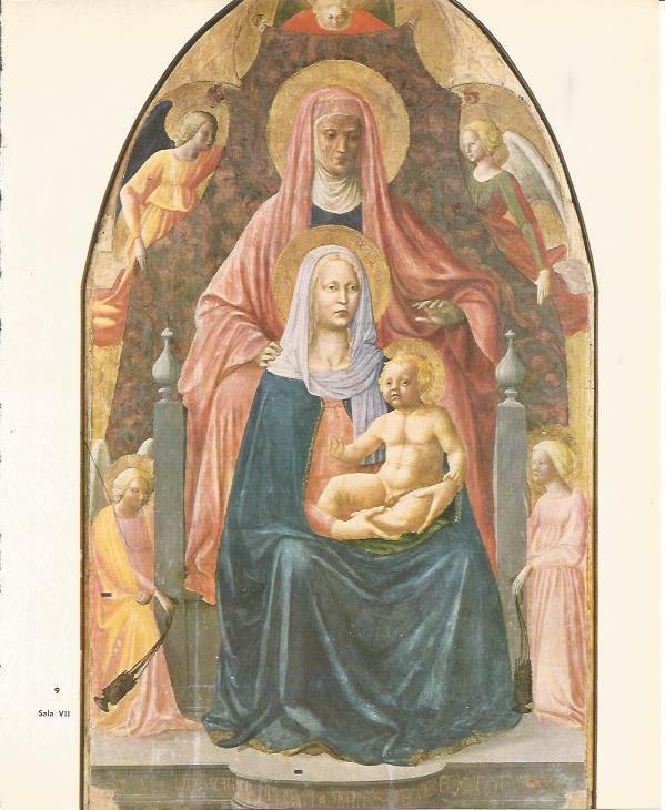LAMINA 25366: Virgen con el Niño y Santa Ana, pr Masolino