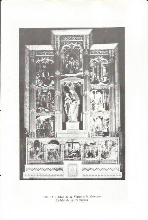 LAMINA 25462: Retablo de la Virgen de la catedral de Perpiñan