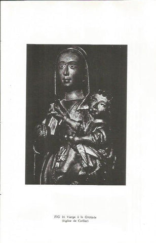 LAMINA 25463: Virgen de la iglesia de Catllar