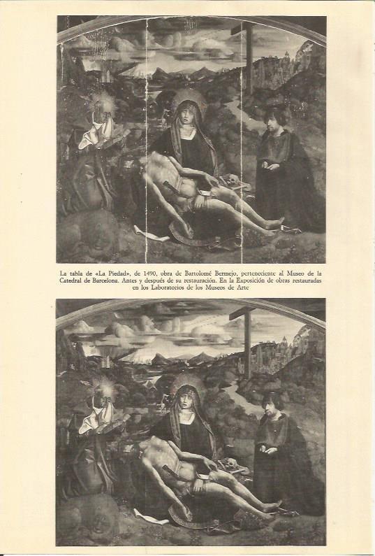 LAMINA 25556: La Tabla de la Piedad, por Bartolome Bermejo
