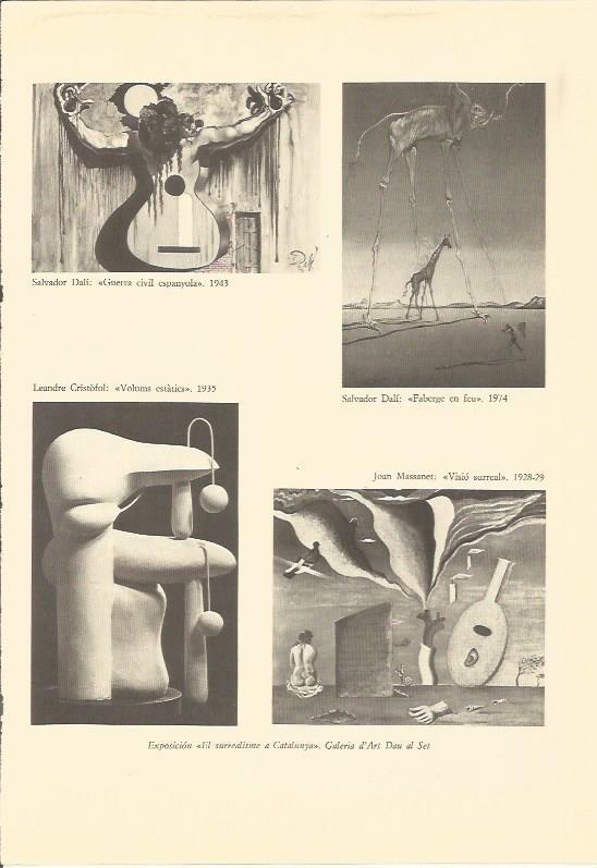 LAMINA 25544: Guerra civil española y Faberge en feu, por Salvador dali