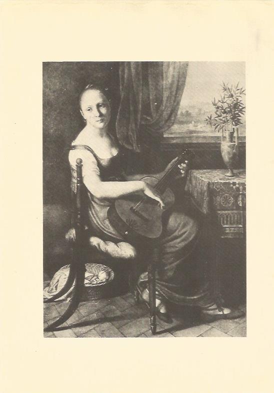 LAMINA 25537: Retrato de Caroline Humbolt, por Schick