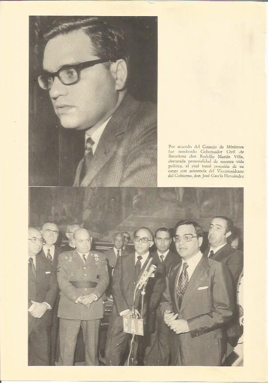 LAMINA 25531: Rodolfo Martin Villa, gobernador civil de Barcelona