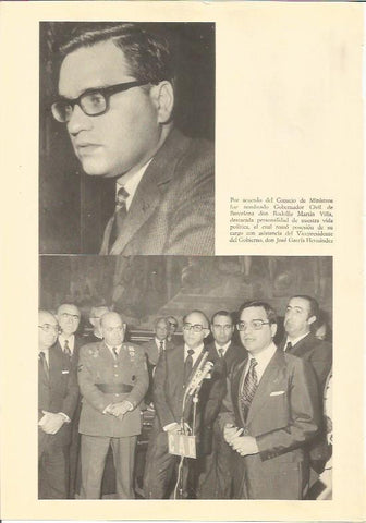 LAMINA 25531: Rodolfo Martin Villa, gobernador civil de Barcelona