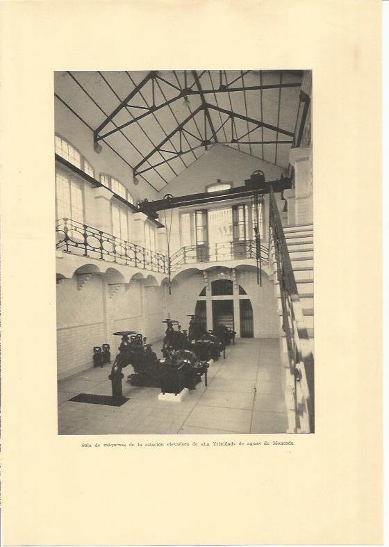 LAMINA 25588: Sala de maquinas de Aguas de Montcada, Barcelona