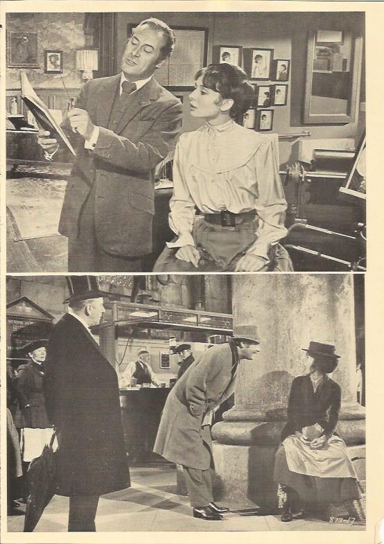 LAMINA 25581: Rex Harrison y Audrey Hepburn en My fair Lady