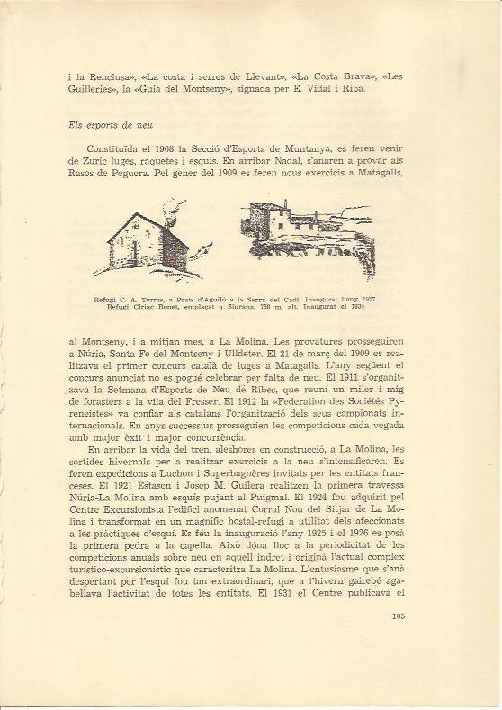 LAMINA 25566: Refugio de C.A. Torras en Prats d'Aguilo