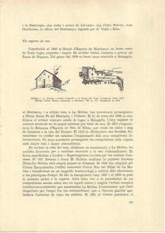 LAMINA 25566: Refugio de C.A. Torras en Prats d'Aguilo
