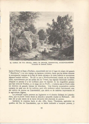 LAMINA 25492: El corral de una granja, por Palmer