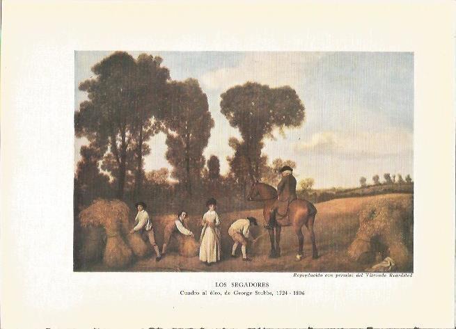 LAMINA 25487: Los segadores, por Stubbs