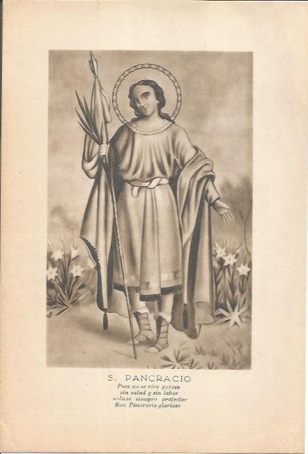 LAMINA 25507: San Pancracio