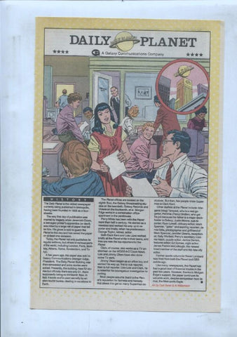 Ficha personaje DC Comics numero 171: Dark Circle + Daily Planet