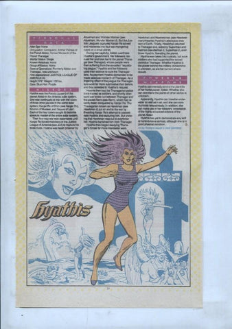 Ficha personaje DC Comics numero 172: The Hyena + Hyathis