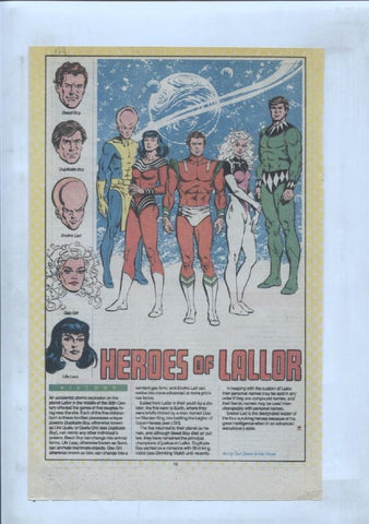 Ficha personaje DC Comics numero 179: Heroes of Lallor + Hercules
