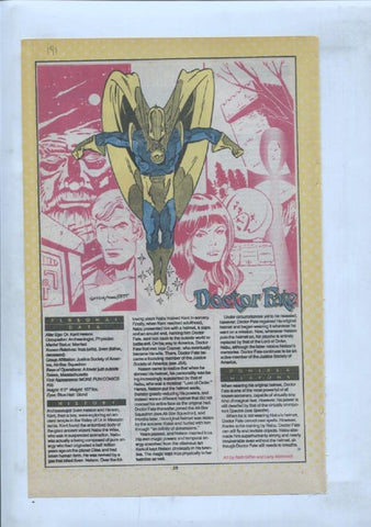 Ficha personaje DC Comics numero 191: Doctor Fate + Doctor Double X