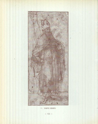 Dibujos de los siglos XVI y XVII: 10/11: Apolo + Santo Obispo