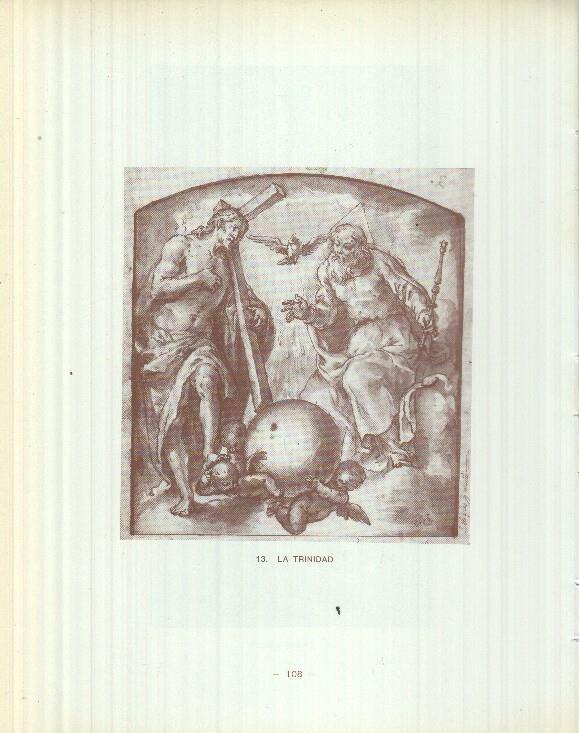 Dibujos de los siglos XVI y XVII: 12/13: Santo Obispo + La Trinidad 