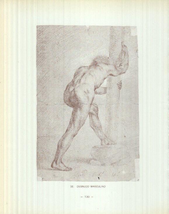 Dibujos de los siglos XVI y XVII: 34/35: Desnudo masculino + Desnudo masculino