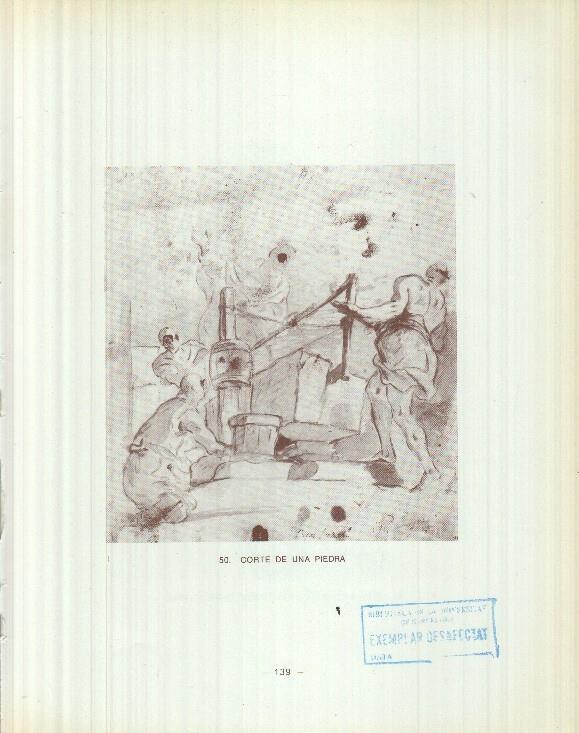 Dibujos de los siglos XVI y XVII: 50/51: Corte de una piedra + Figura femenina