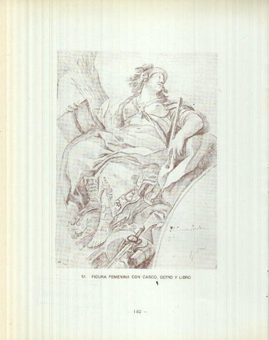 Dibujos de los siglos XVI y XVII: 50/51: Corte de una piedra + Figura femenina