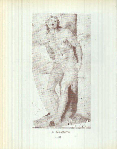 Dibujos de los siglos XVI y XVII: 52/53/54: San Francisco Javier bautizando + Alegoria de España + San Sebastian