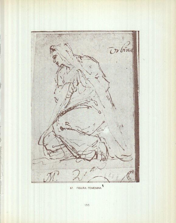 Dibujos de los siglos XVI y XVII: 67/68: Figura femenina + El juicio de Paris