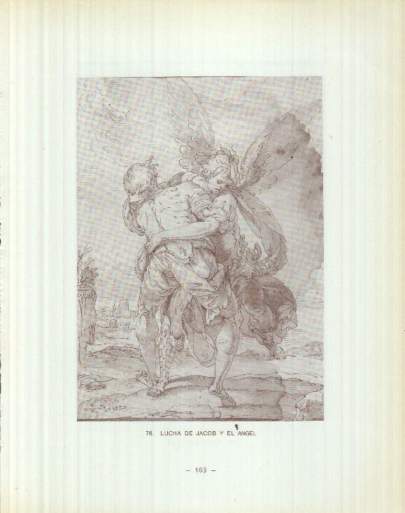 Dibujos de los siglos XVI y XVII: 76/77: Jacob y el angel + Santa Elena