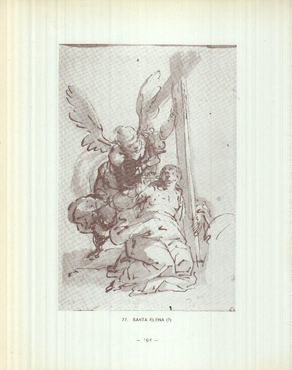 Dibujos de los siglos XVI y XVII: 76/77: Jacob y el angel + Santa Elena