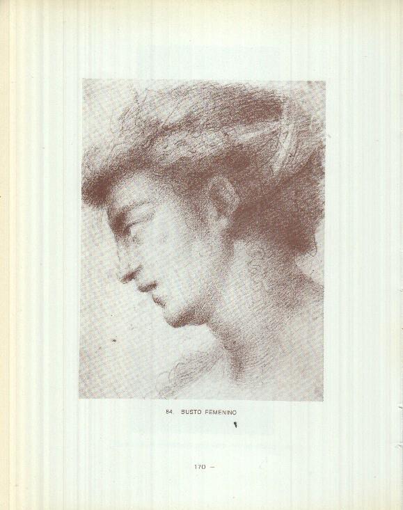 Dibujos de los siglos XVI y XVII: 83/84: Mujer con dos serpientes + Busto femenino
