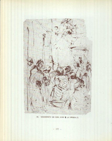 Dibujos de los siglos XVI y XVII: 85/86: Figura femenina + Nacimiento de San Juan