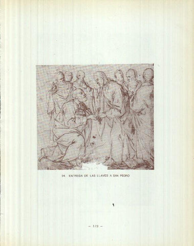 Dibujos de los siglos XVI y XVII: 94/95: Entrega llaves a San Pedro + Virgen Asunta 