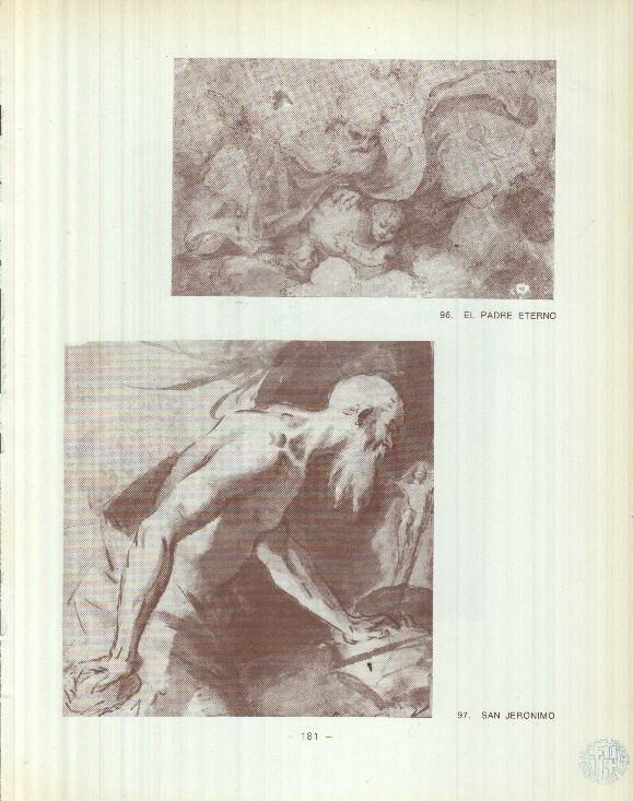 Dibujos de los siglos XVI y XVII: 96/97/98: El padre eterno + San jeronimo + San Estanislao de Kotska ?