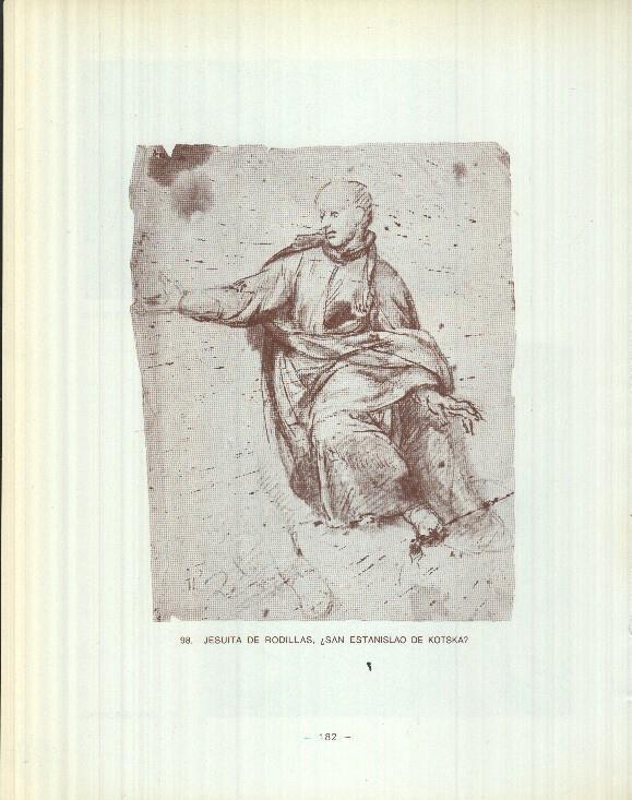 Dibujos de los siglos XVI y XVII: 96/97/98: El padre eterno + San jeronimo + San Estanislao de Kotska ?