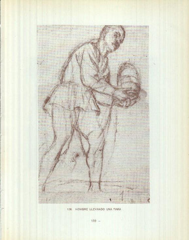Dibujos de los siglos XVI y XVII: 106/107: Hombre llevando una tiara + Cabezas y miembros de niños
