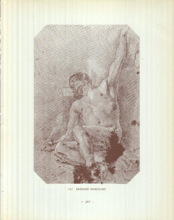 Dibujos de los siglos XVI y XVII: 117/118: Desnudo masculino + Desnudo femenino