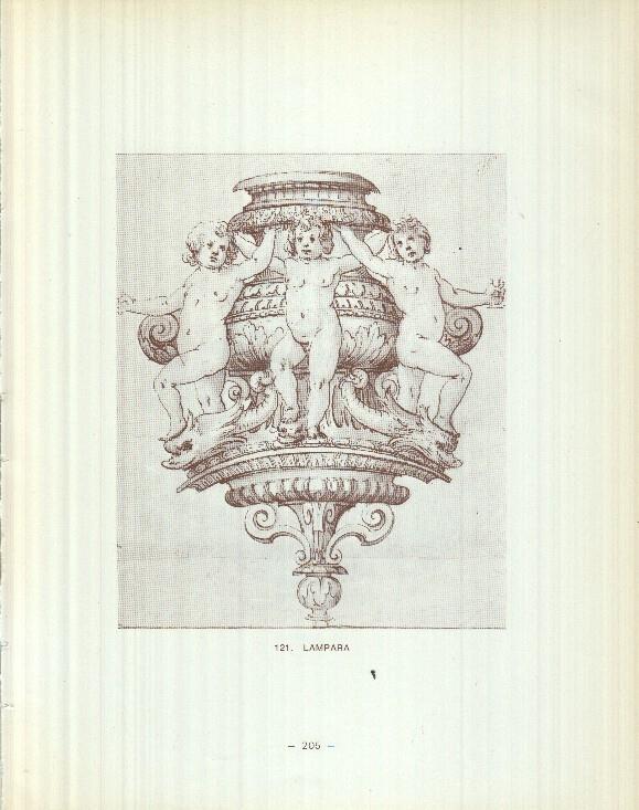 Dibujos de los siglos XVI y XVII: 121/122: Lampara + Lampara