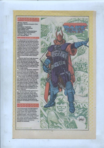 Ficha personaje DC Comics numero 200: Dark Opal +Dark Destroyer